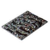 グラム白黒ダイヤモンドクリスタルジェムプリント ノートブック (左側)