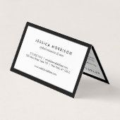 グラム睫毛クラシックサロンアフターケア 名刺 (裏面)