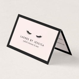 グラム睫毛クラシックサロンラッシュアフターケアピンク 名刺