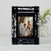 グラム素朴フォイルクリスマスカードテンプレートカスタム 箔シーズンカード (立ち正面)