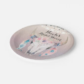 グラム素朴ボホフローラカウスカルシックパーティー ペーパープレート (アングル)