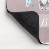 グラム素朴ボホフローラカウスカル虹色シック マウスパッド (コーナー)