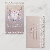 グラム素朴ボホフローラ牛スカル友人を参照 紹介カード (正面/裏面)