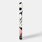 グラム素朴女性のカーボーイピンクスパークルコウィドプリント Case-Mate iPhoneケース (裏面 / 右)