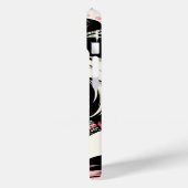 グラム素朴女性のカーボーイピンクスパークルコウィドプリント Case-Mate iPhoneケース (裏面 / 左)