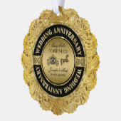 グラム結婚50周年記念・馬車 オーナメントカード (左)