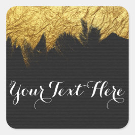 グラム絵を描金ゴールドオンブラック – スチリモダンストブティック スクエアシール