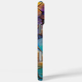 グラム虹色オパール玉石染色ガラス Case-Mate iPhoneケース (裏面 / 右)