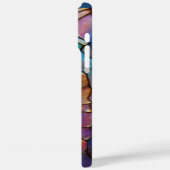 グラム虹色オパール玉石染色ガラス Case-Mate iPhoneケース (裏面 / 左)