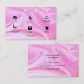 グラム虹色グリーンホログラフィ気にージュエリー部 名刺 (正面/裏面)