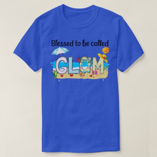 グラム賛美サマービーチハッピーモテと呼ばれる Tシャツ (デザイン正面)