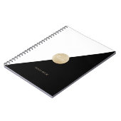 グラム赤面グリッターバラ結婚金ゴールドズゲストブック ノートブック (左側)