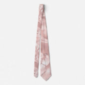 グラム赤面バラ金ゴールドシックパターン ネクタイ (裏面)