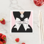 グラム赤面ピンクファンシーティファニーテーマベビーシャワー スタンダードカクテルナプキン (インサイチュ)