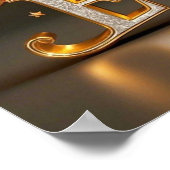 グラム金ゴールドきらきら光るママエバー ポスター (角)