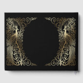 グラム金ゴールドアールデコピークス結婚ズ ゲストブック (裏面)