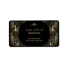 グラム金ゴールドアールデコピークス結婚ズ ラベル