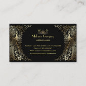 グラム金ゴールドアールデコピーコックスプロフェッショナルモノグラム 名刺 (裏面)