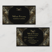 グラム金ゴールドアールデコピーコックスプロフェッショナルモノグラム 名刺 (正面/裏面)