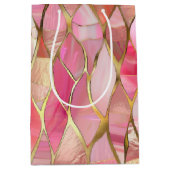 グラム金ゴールドグリジーピンク ミディアムペーパーバッグ (正面)