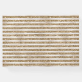 グラム金ゴールドグリッターパールストライプズ ゲストブック (裏面)