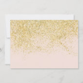 グラム金ゴールドグリッター初のコミュニオン写真 サンキューカード (裏面)