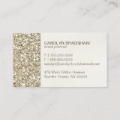 グラム金ゴールドグリッター 名刺 (裏面)