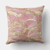 グラム金ゴールドシックピンクピーコック クッション (裏面)