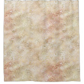 グラム金ゴールドバラ赤面ピンクヒョウ印刷 シャワーカーテン (正面)