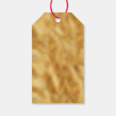 グラム金ゴールドパーソナライズされた感動的引用文 ギフトタグ (裏面)
