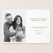 グラム金ゴールド素晴らしギャツビーアールデコ結婚ズ 箔カード (内部)