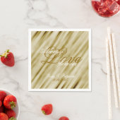 グラム金ゴールド結婚ズ スタンダードカクテルナプキン (インサイチュ)