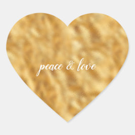 グラム金ゴールド ハートシール