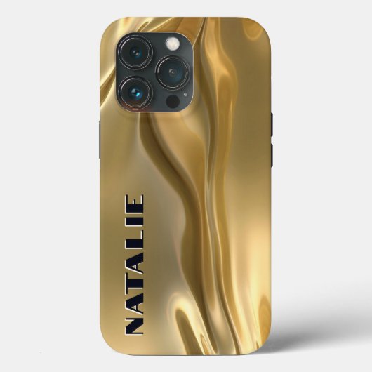 グラム金モダン箔モノグラム Case-Mate iPhoneケース (裏面)