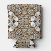 グラム·シャンパン·金ゴールド·ダイヤモンド結晶ラインストーン 缶クーラー (裏面)