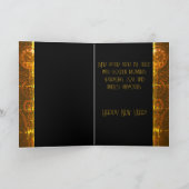 グラム ハッピー ニュー イヤー スチームパンク シャンパン カード (内部)