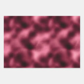 グラム·ブラウン·ブラック·バーガンディ·レオパード·プリント ラッピングペーパーシート (正面3)