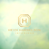 グラム ボックス ロゴ モノグラム トランスパレント ウィンドウサイン (シート3)