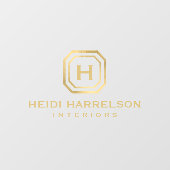 グラム ボックス ロゴ モノグラム トランスパレント ウィンドウサイン (シート)