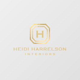 グラム ボックス ロゴ モノグラム トランスパレント ウィンドウサイン