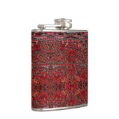 グラム·ボヘミア結晶バーガンディ·ルビー·ラインストン フラスク (右)