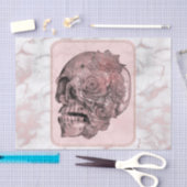 グラム ローズゴールド ピンク スカル マーブル パーティー 薄葉紙 (クラフト)