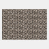 グラム·金ゴールド·レオパード·プリント ラッピングペーパーシート (正面2)