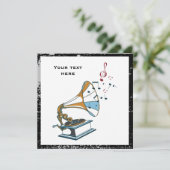 グラモフォン レトロ カスタム インビテーション (スタンド正面)