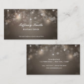 グラモーブティックグラムスパークルシックビジネスカード 名刺 (正面/裏面)