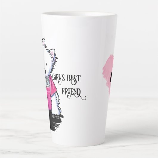 グラモールウェスティーキニアートコーヒーマグ カフェラテマグ (正面)