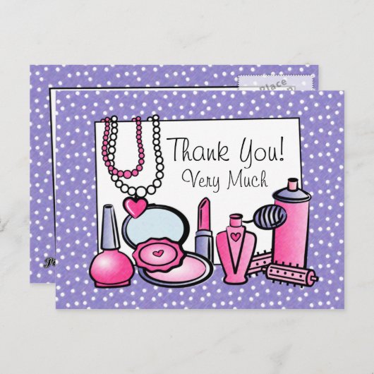 グラモールガール誕生日(pd) ポストカード (正面/裏面)