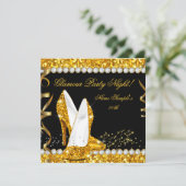 グラモールグラムグリッツパーティーナイト金ゴールドハイヒール 招待状 (スタンド正面)