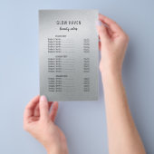 グラモールズシルバー美しいサロン チラシ (ハンドル)