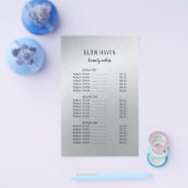 グラモールズシルバー美しいサロン チラシ (シングル)